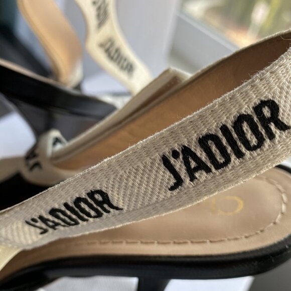 Christian Dior J'Adior Slingback Pump Black - Picture 7 of 10